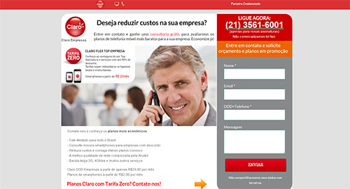 Hotsite Planos Telecom