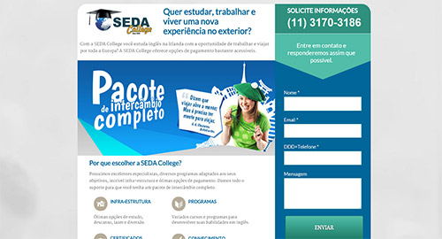 Hotsite Educação