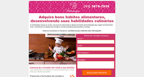 Hotsite Nutricionista
