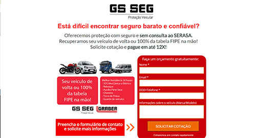 Hotsite Seguros