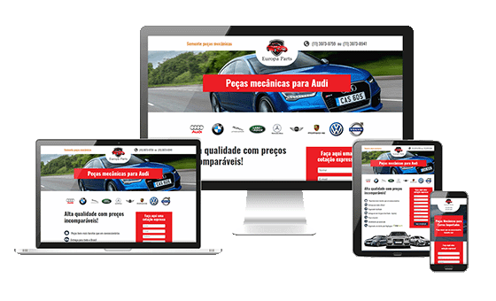 Hotsites para leads automotivos