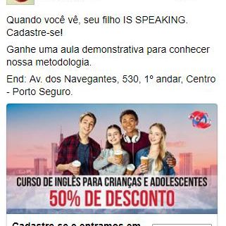 Portfolio - Redes Sociais - Facebook Ads - Leads - CCAA