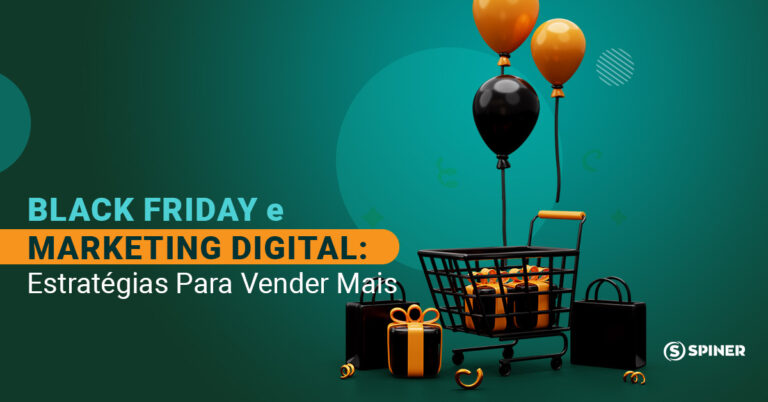 Black Friday e Marketing Digital Estratégias Para Vender Mais black friday e a imagem possui o texto Black Friday e Marketing Digital Estratégias Para Vender Mais
