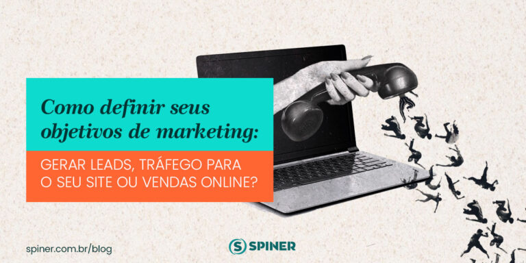 como definir objetivos marketing leads tráfego site vedaonline Como definir os objetivos de marketing e a imagem possui um texto escrito Como definir seus objetivos de marketing: gerar leads, tráfego pago para o seu site ou vendas online