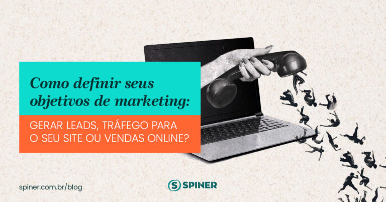 como definir objetivos marketing leads tráfego site vedaonline Como definir os objetivos de marketing e a imagem possui um texto escrito Como definir seus objetivos de marketing: gerar leads, tráfego pago para o seu site ou vendas online