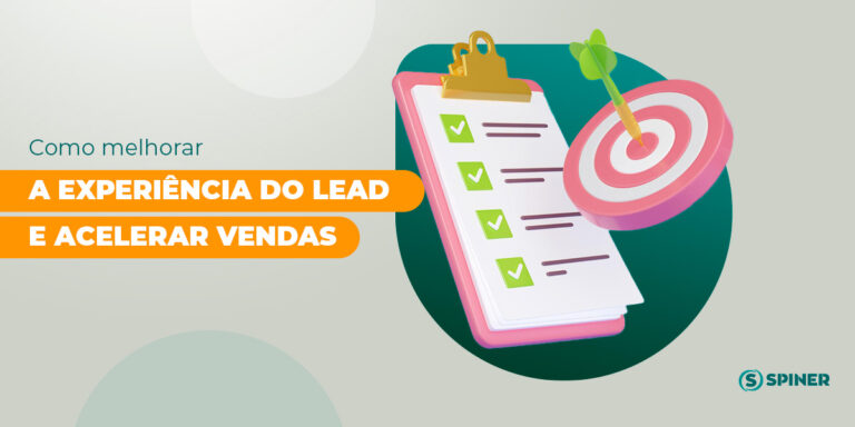 experiência do lead e a imagem possui o texto Como melhorar a experiência do lead e acelerar vendas