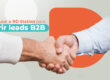 nutrir leads b2b e a imagem possui o texto Como usar o RD Station para nutrir leads B2B