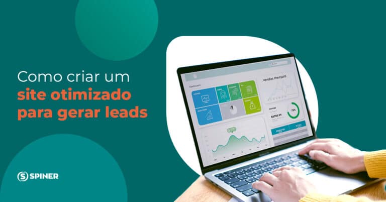 Como criar um site otimizado para gerar leads gerar leads e a imagem possui o texto como criar um site otimizado para gerar leads