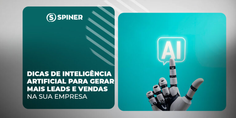 Dicas de Inteligência Artificial Para Gerar Mais Leads e Vendas na Sua Empresa Inteligência Artificial Para Gerar Mais Leads e a imagem possui o texto Dicas de Inteligência Artificial Para Gerar Mais Leads e Vendas na Sua Empresa