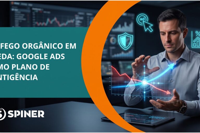 Tráfego Orgânico em Queda e Google Ads como Plano de Contigência